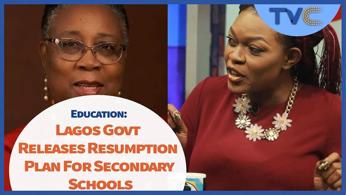 Still from: Lagos govt releases resumption plan for secondary schools